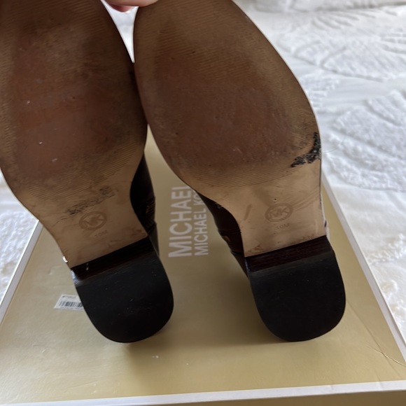 Michael Kors Bryce tall mocha leather boot - Picture 3 of 8